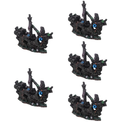 5pcs resin fishing - fishing, boat