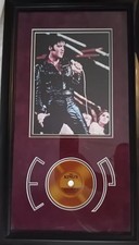Elvis Presley Framed PictureHair Picture with Authenticity Cert