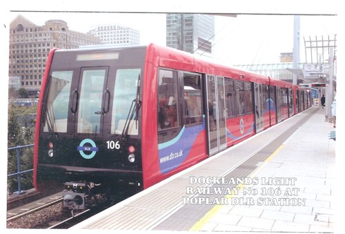 Tram light rail docklands - uk,