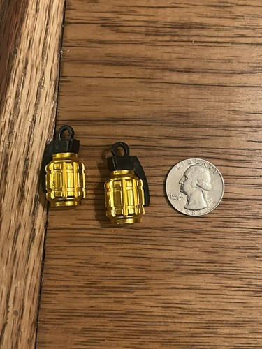 Gold grenade valve - gold, caps