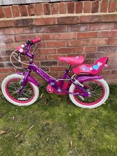 Princess Bike for Girls with Doll Seat & bell age 4-6 years old