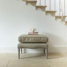 Gustavian Style Stool - Taupe
