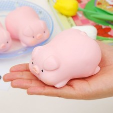 Cute Pink Pig Squishy Toy – Slow Rising Stress Relief Soft Kawaii Animal Squishi
