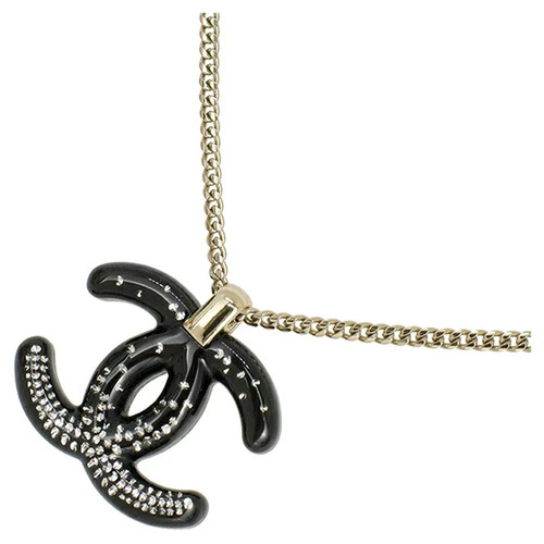 Chanel mark necklace resin - chanel,