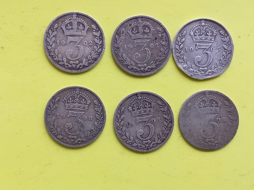 King edward vii silver - 6, x