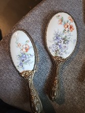 Antique Brass & Porcelain