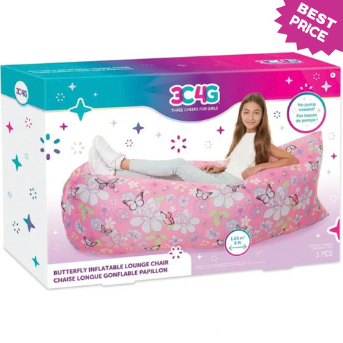 Pink butterfly inflatable - butterfly,