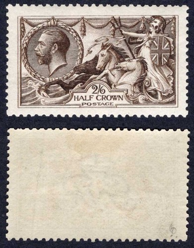 Sg399 deep sepia brown - 2/6d, sepia-