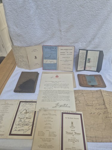 Ww1 military documents - military,