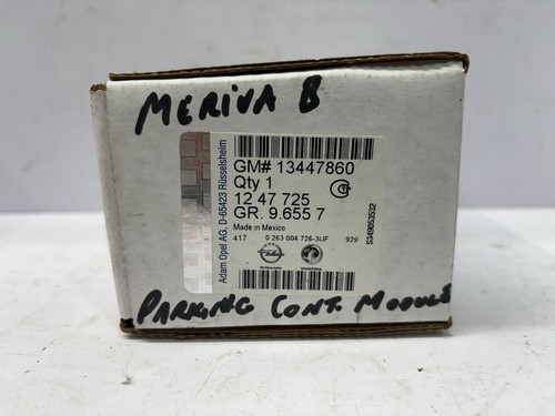 Meriva park pilot - b, control