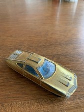 VINTAGE DINKY UFO ED STRAKERS TOY CAR MET GOLD 1970 TV SERIES GERRY ANDERSON