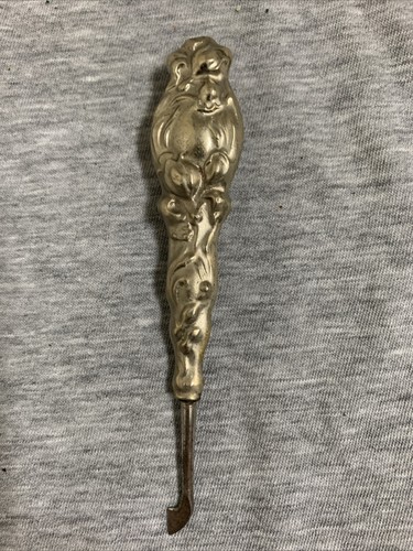 Antique silvertone floral - silvertone,