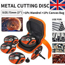 25Pcs 75mm Cutting Disc With 1/4"  Shank Kit Metal Cutting Tool For Die Grinder