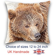 Brown Bear Cushion, Brown Bear