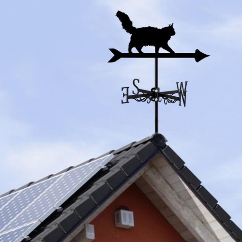 Cat metal weathervane weather - cat,