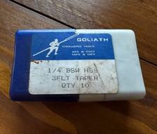 X10 1/4” BSW HSS 3 FLT