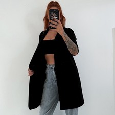 Ladies Boohoo Black Textured