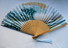 Blue patterned kanagawa wave - kanagawa,