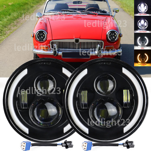 Pair 7inch round led - pair,