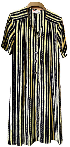 Vintage ladies dress yellow - ladies, .yellow