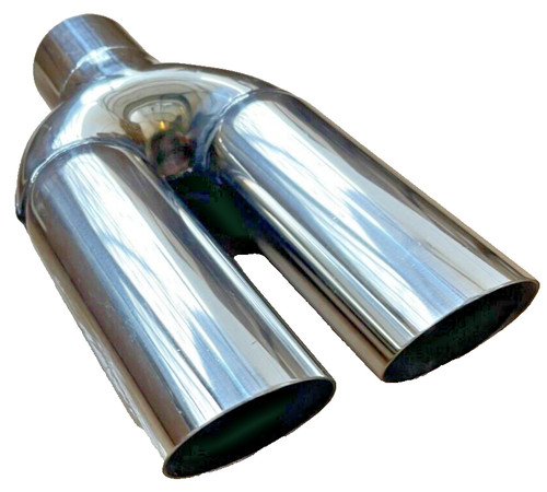 Universal angled twin - angled, exhaust