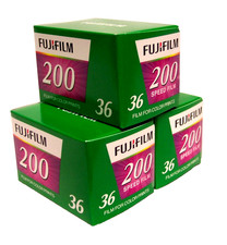 Three Rolls of FUJI 200 35MM