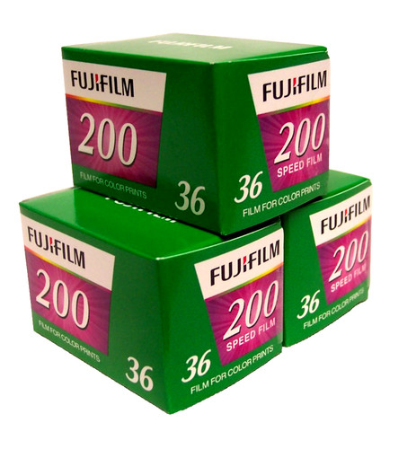 Three rolls fuji 200 - three, 35mm