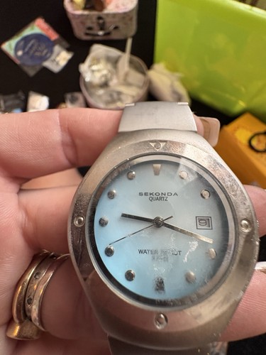 Sekonda quartz analogue blue - sekonda,