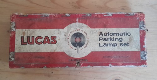 Vintage lucas car parking lamp - vintage,