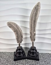 Pair of Silver Feather