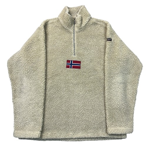 Napapijri mens fleece - mens, deep