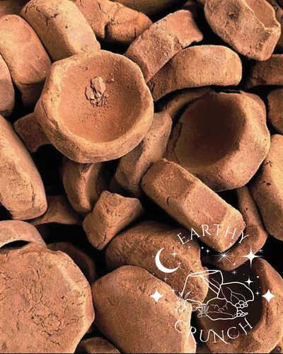 Rustic mini hand rolled clay - mini,