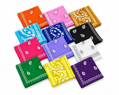 100 cotton paisley - cotton, bandana