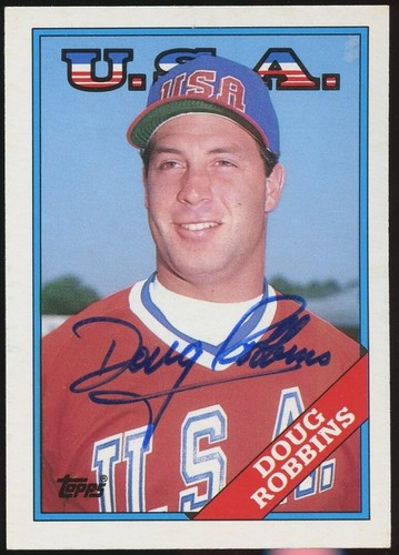 Doug robbins 95t signed - doug,
