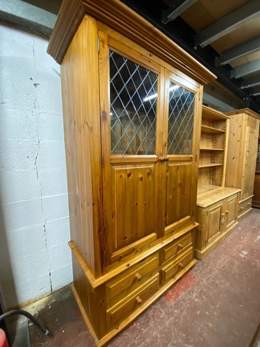 Solid pine wardrobe