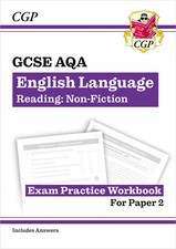 GCSE English Language AQA Reading Non-Fiction Exam Practice Workbook Paper 2 