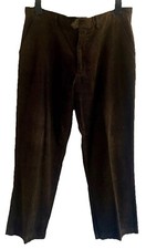 Warm Chunky Vintage Cords Cotton Corduroy Chino Trousers 36”W 29”L Chocolate 36S