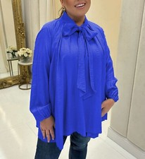 Ladies Womens Tie Up Pussy Bow