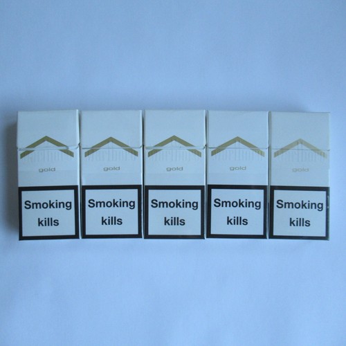 Empty marlboro gold - 5x,