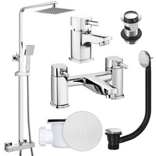 Chrome Square Thermostatic
