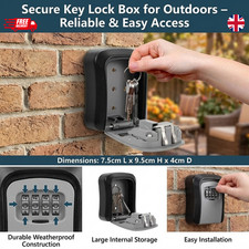 Metal Wall Mounted Key Safe 4