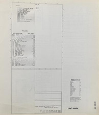 1982 Lincoln Town Car and Mark VI Foldout Wiring Diagram Electrical Schematic 82