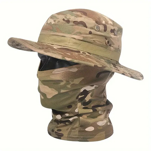 Camouflage boonie cap wide - cap,