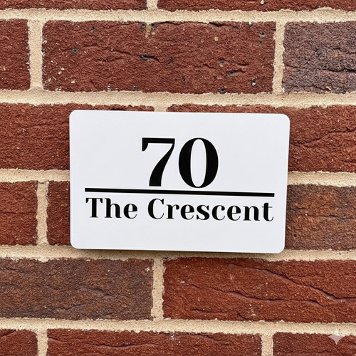 Floating house sign plaque - floating,