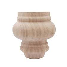 4Pc Wooden Bun Furniture Legs