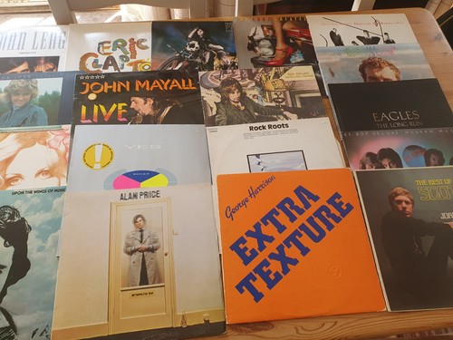 Vinyl records album - x,