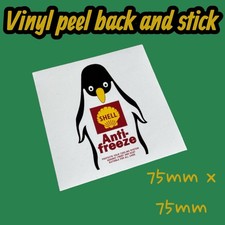 Shell Anti freeze vintage jug pourer Vinyl sticker Classic Oil drum decal Car
