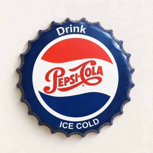 Wall art sign - pepsi, blue