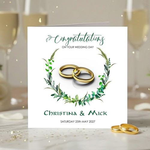 Personalised wedding day - personalised,