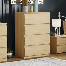 SALE Chest of Drawers 4 Drawer Bedroom Cabinet Modern Furniture Unit Pine 